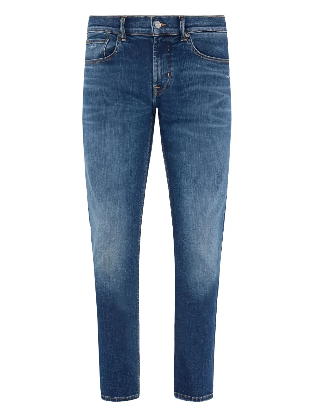 7 For All Mankind whiskering-effect jeans | Blue | Image 1