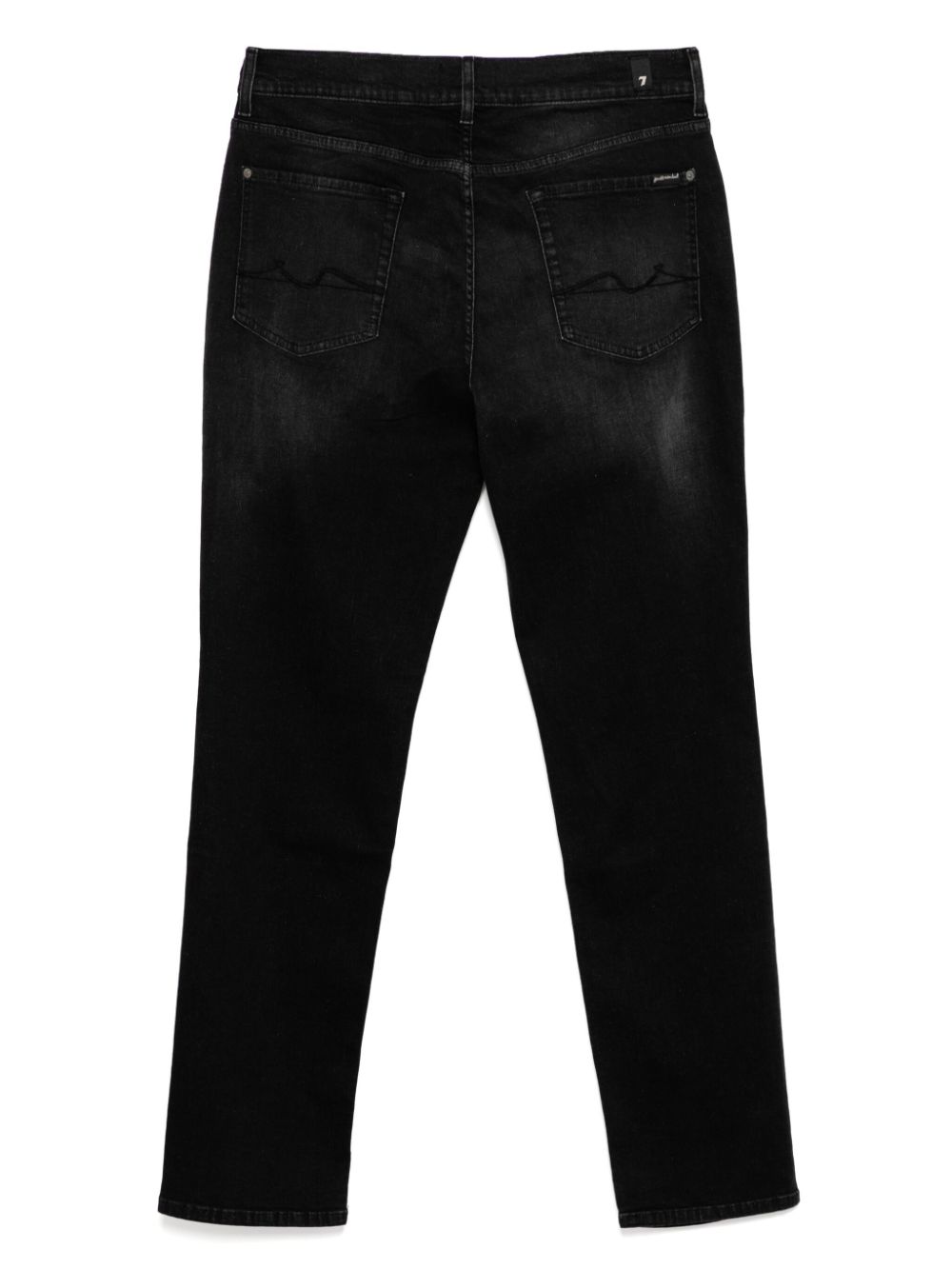 7 For All Mankind Slimmy tapered jeans - Zwart