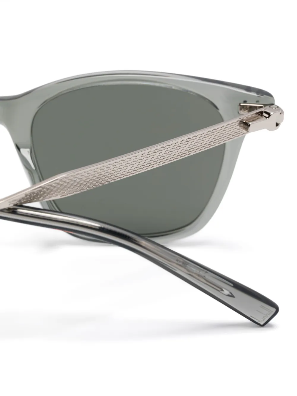 Dunhill Zonnebril met wayfarer montuur Grijs