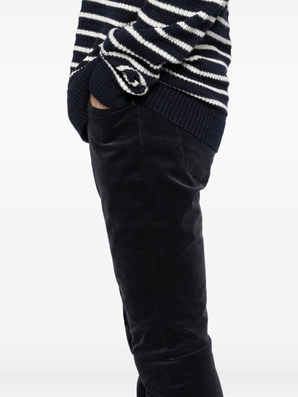 PAIGE Federal straight broek Blauw