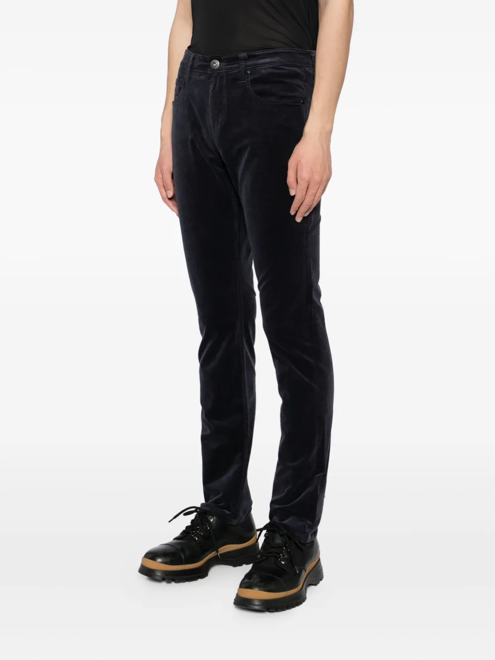 PAIGE Federal straight broek Blauw