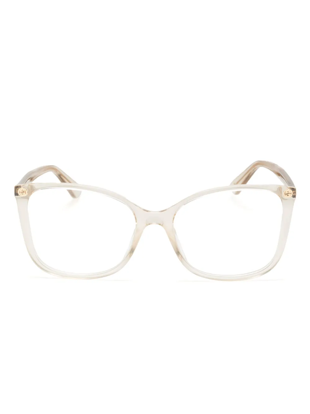Gucci square-frame optical glasses | Yellow | Image 1