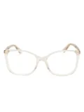 Gucci Eyewear square-frame optical glasses - Yellow