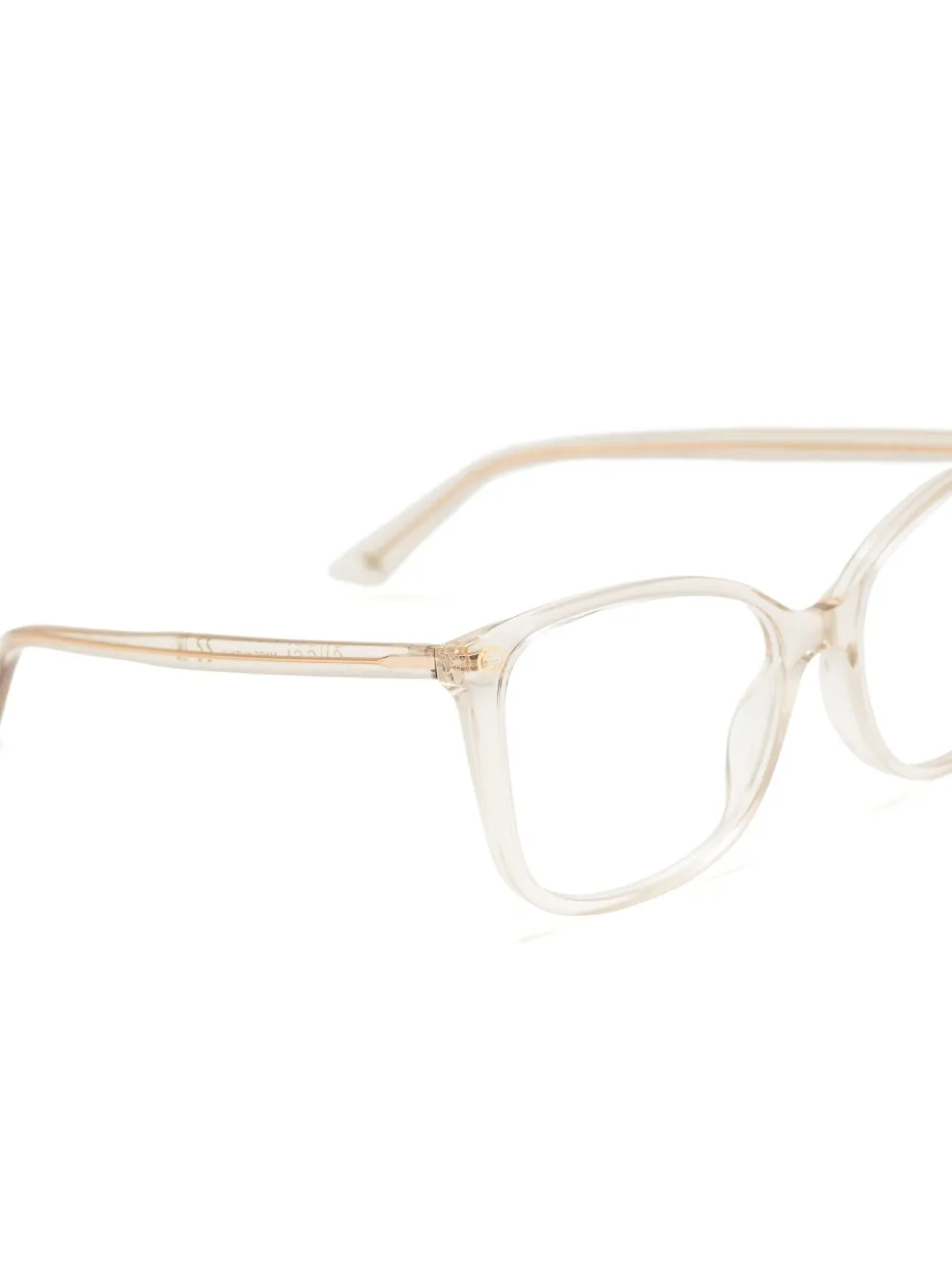 Gucci Eyewear Bril met vierkant montuur Geel