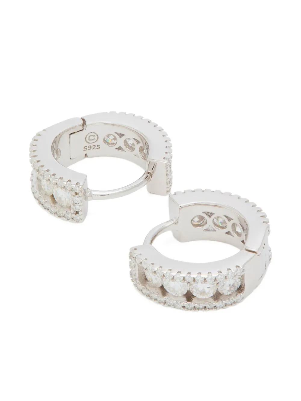 CERNUCCI diamond-embellished hoop earrings | Image 2