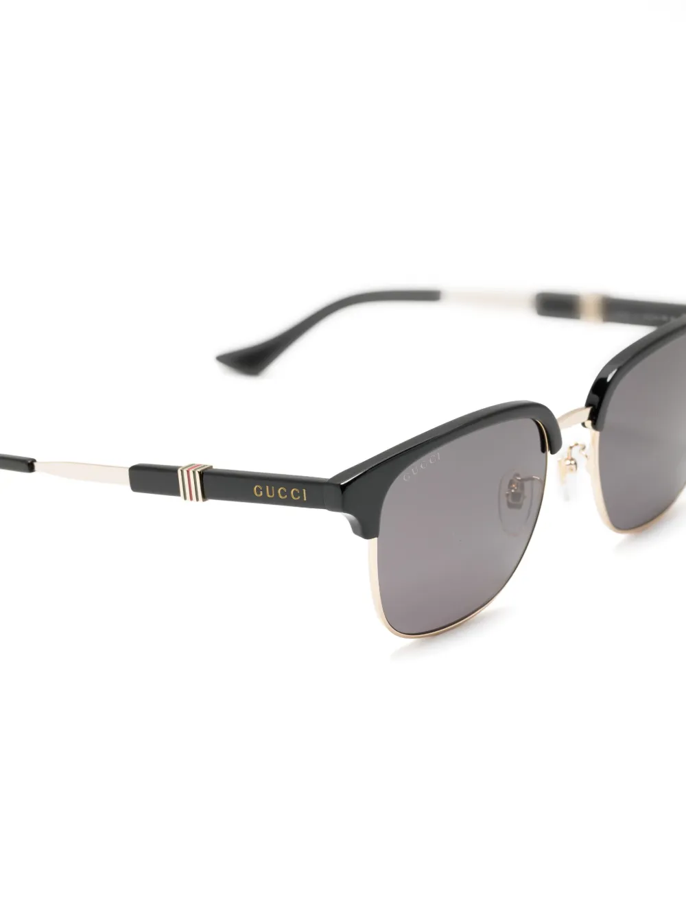 Gucci Zonnebril met rond montuur Goud
