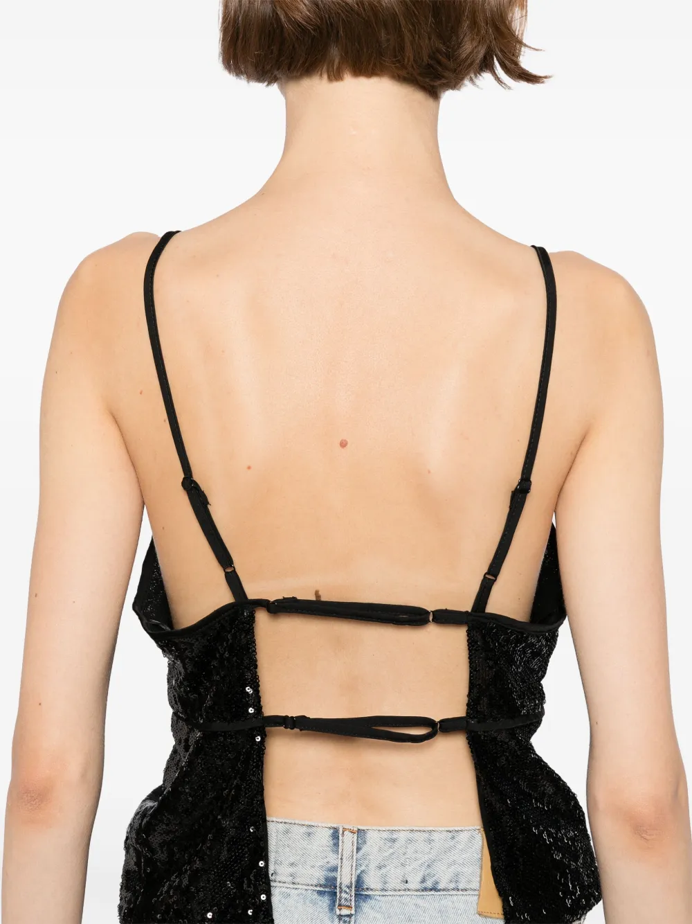 Free People James top Zwart