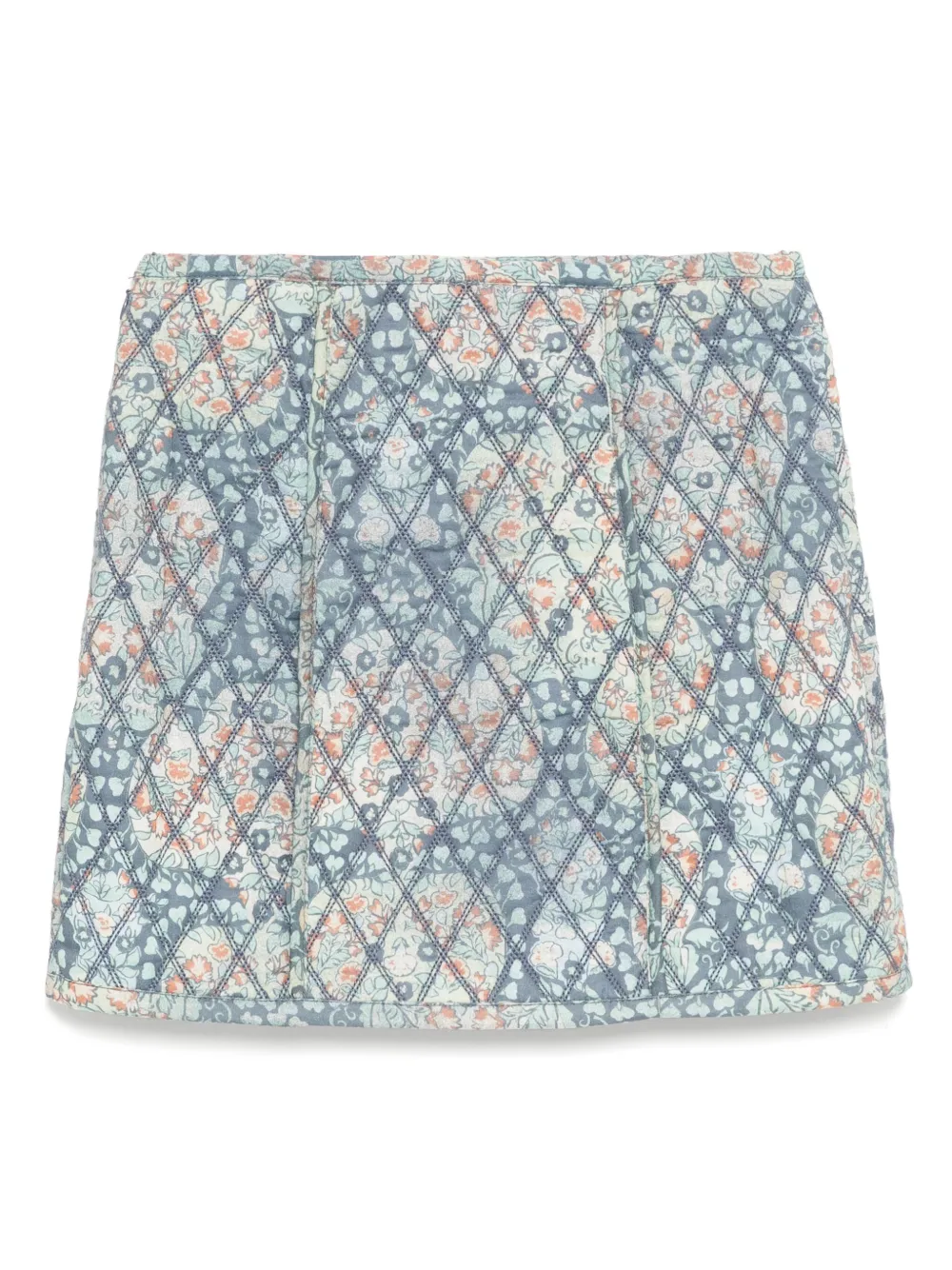 Free People Darla mini-rok - Blauw