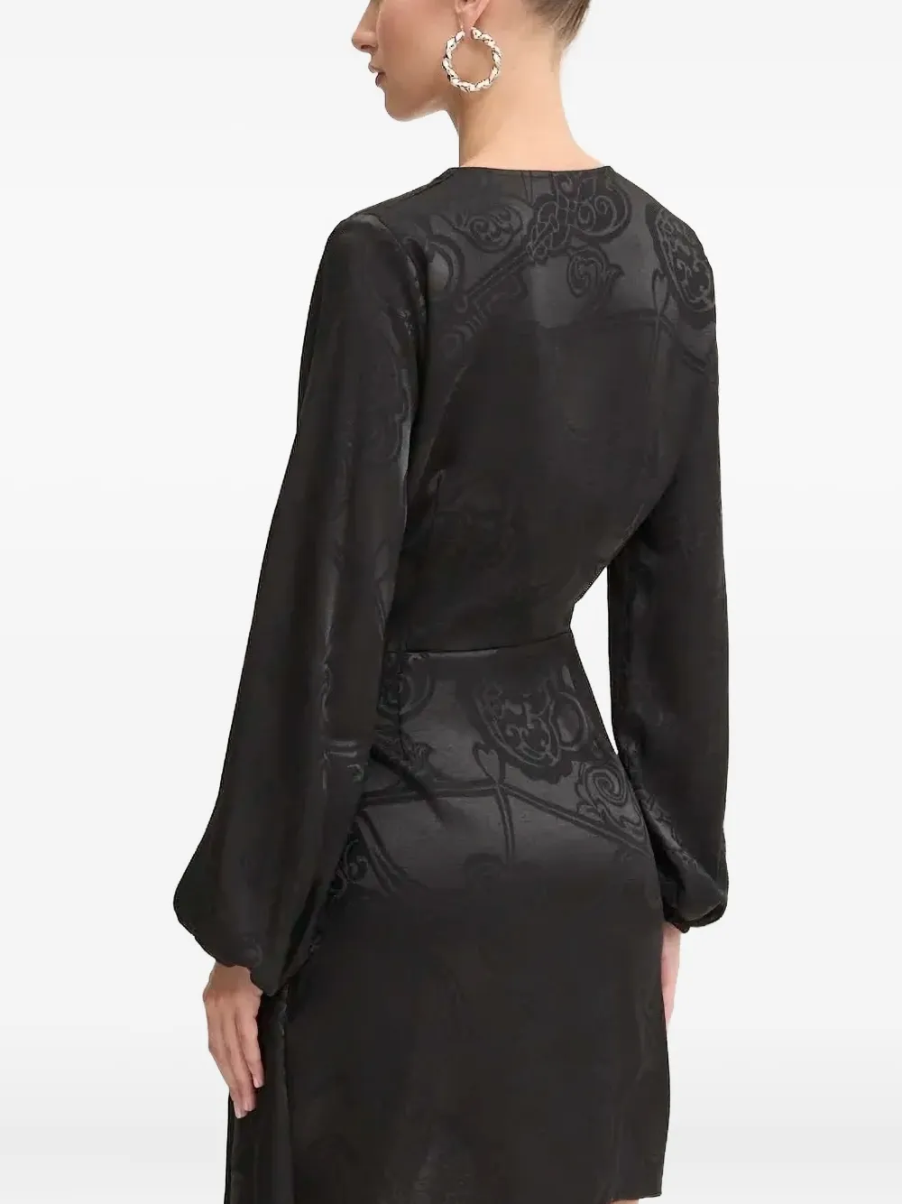 NEVER FULLY DRESSED Vienna paisley-print dress - Zwart