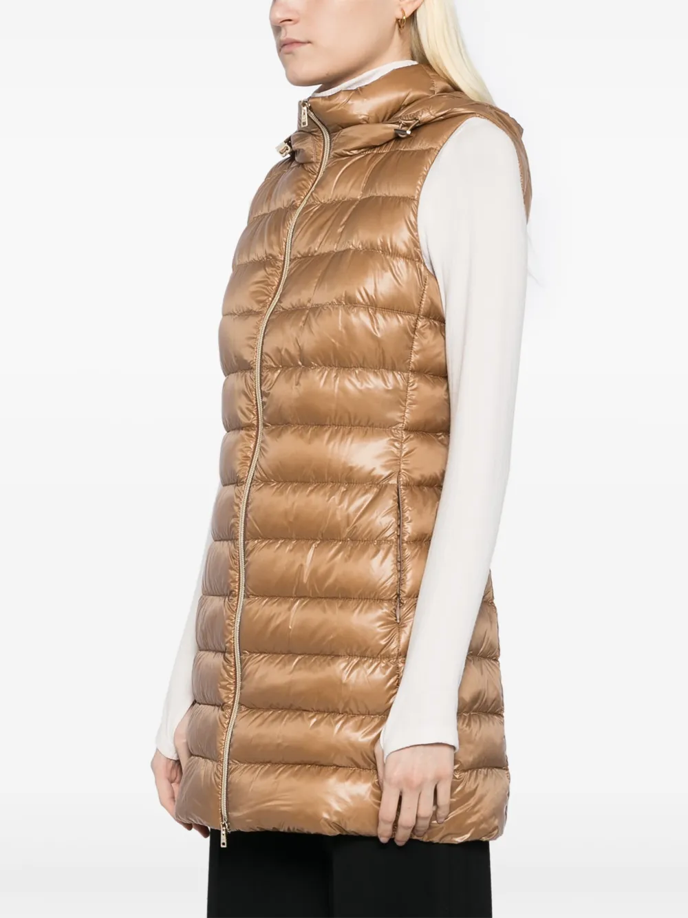 Herno Donsjack met capuchon Beige