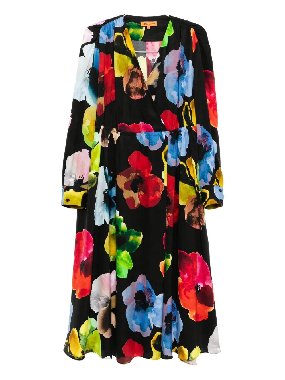Stine Goya floral-print dress - Nero