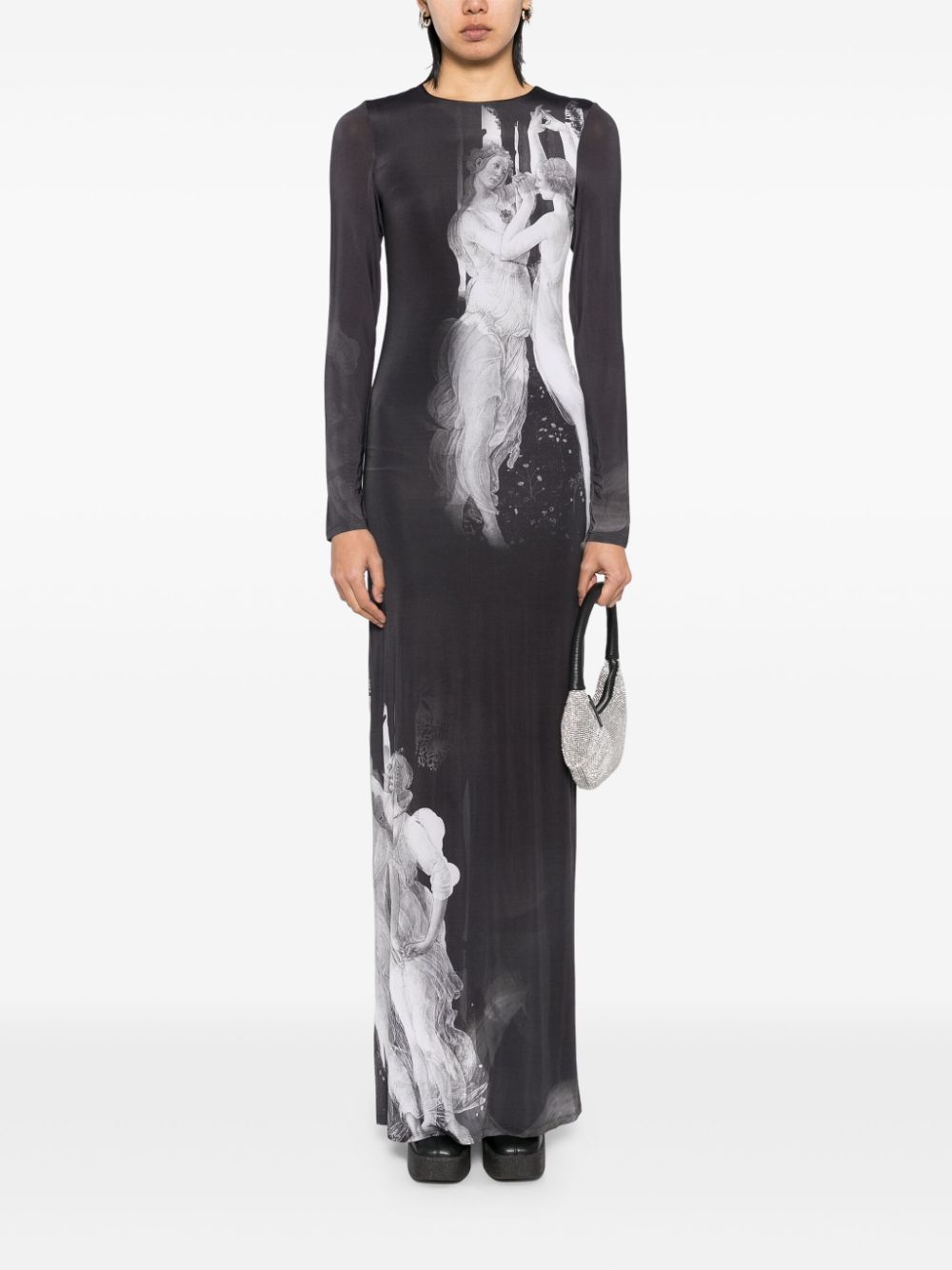 alice + olivia Delora maxi dress - Grijs