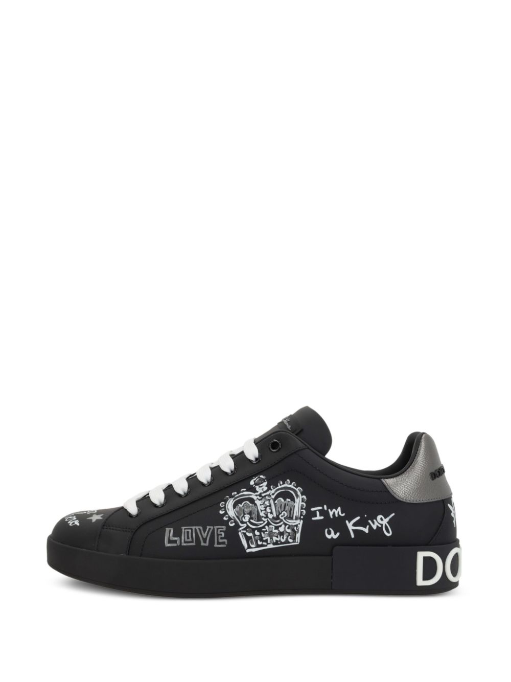 Dolce & Gabbana Portofino sneakers Zwart