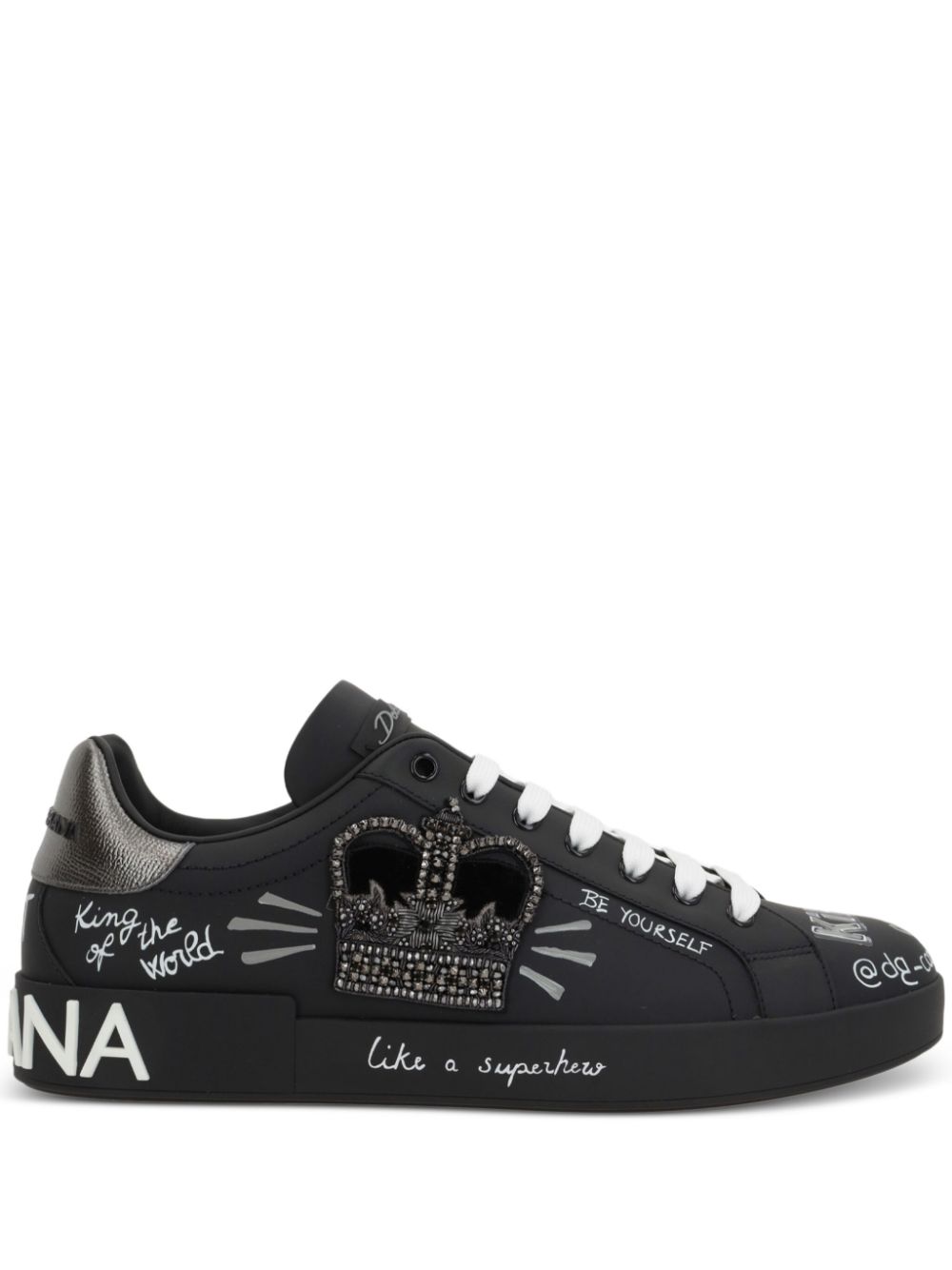 Dolce & Gabbana Portofino sneakers Zwart