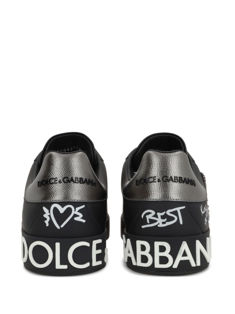 Dolce & Gabbana Portofino sneakers Zwart