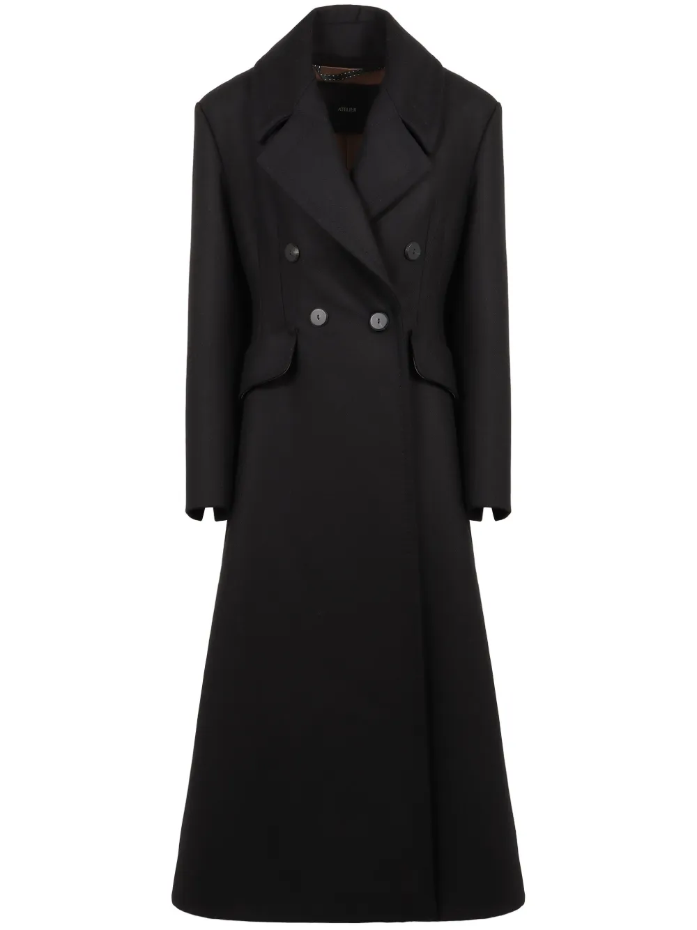 Max Mara Bouquet coat - Black