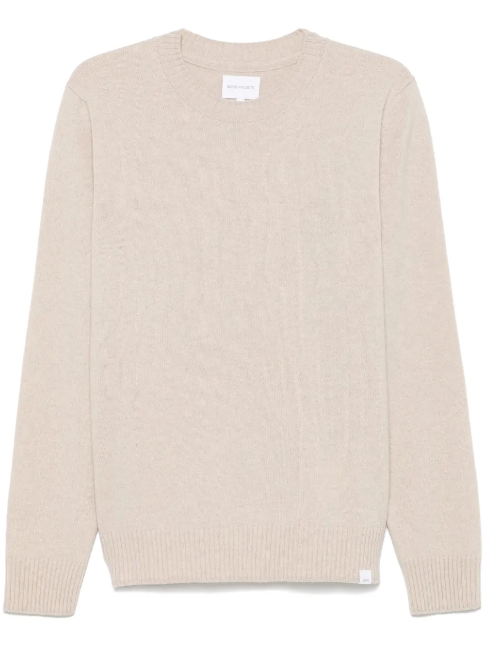 Norse Projects Wollen trui Beige