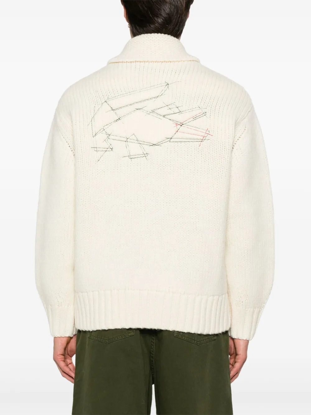 Lacoste Wollen vest Beige