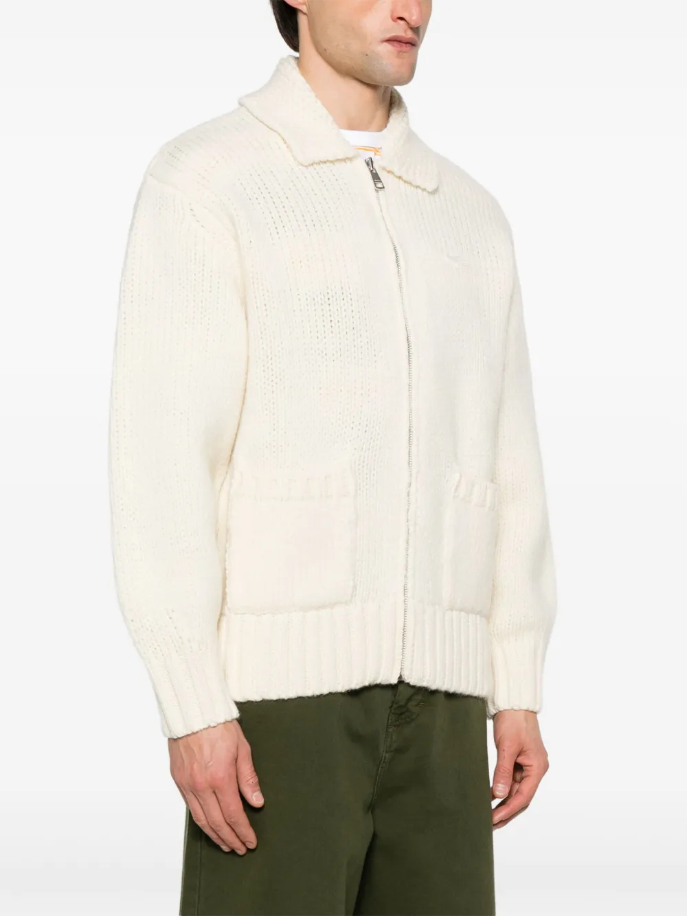 Lacoste Wollen vest Beige