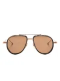 Thom Browne Eyewear pilot-frame sunglasses - Gold
