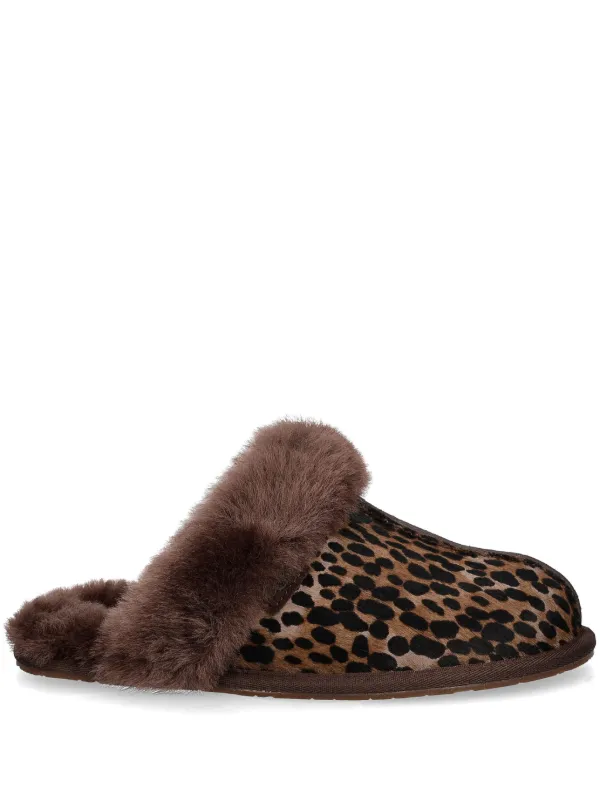 Ugg leopard slippers sales