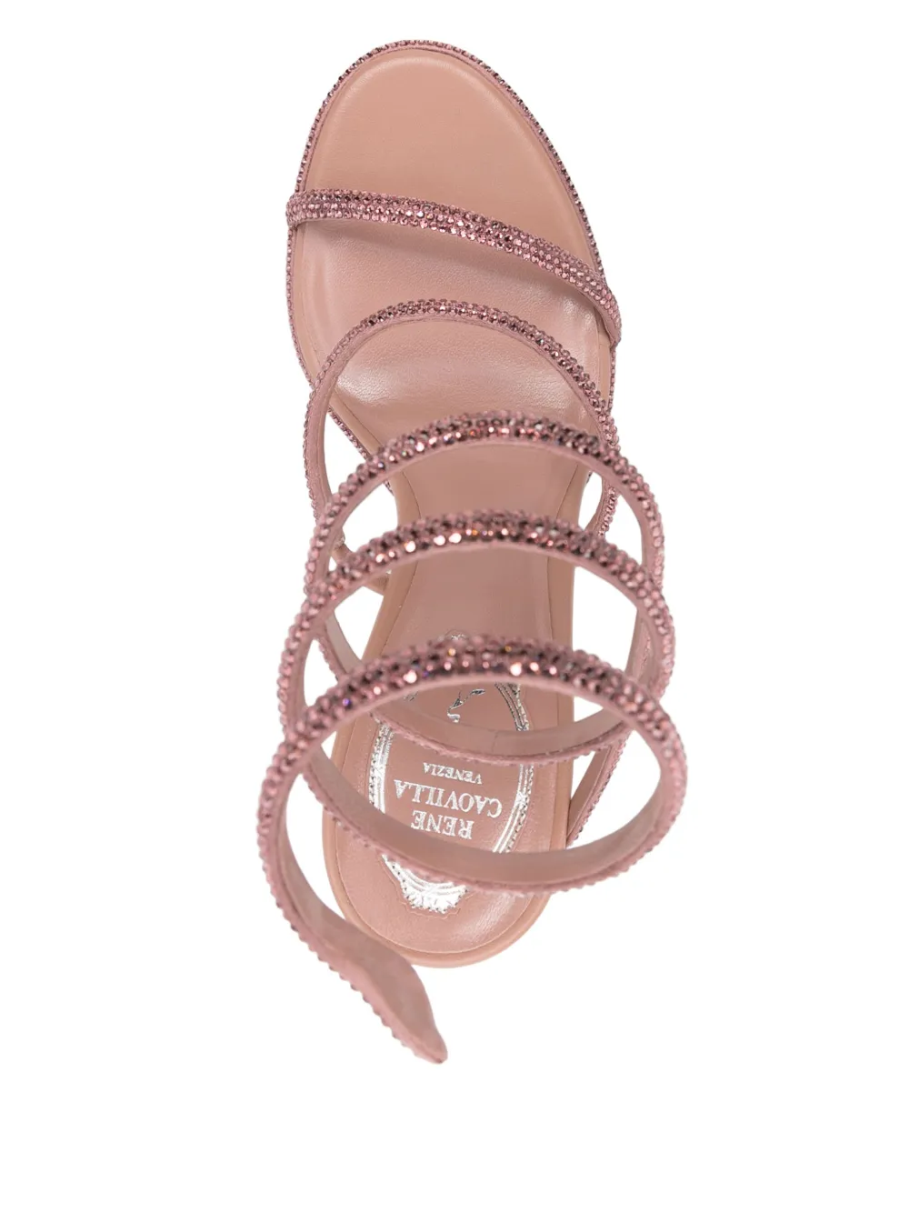 René Caovilla 100mm Cleo sandals Pink