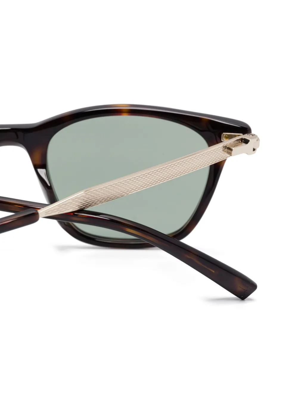 Dunhill Zonnebril met wayfarer montuur Bruin