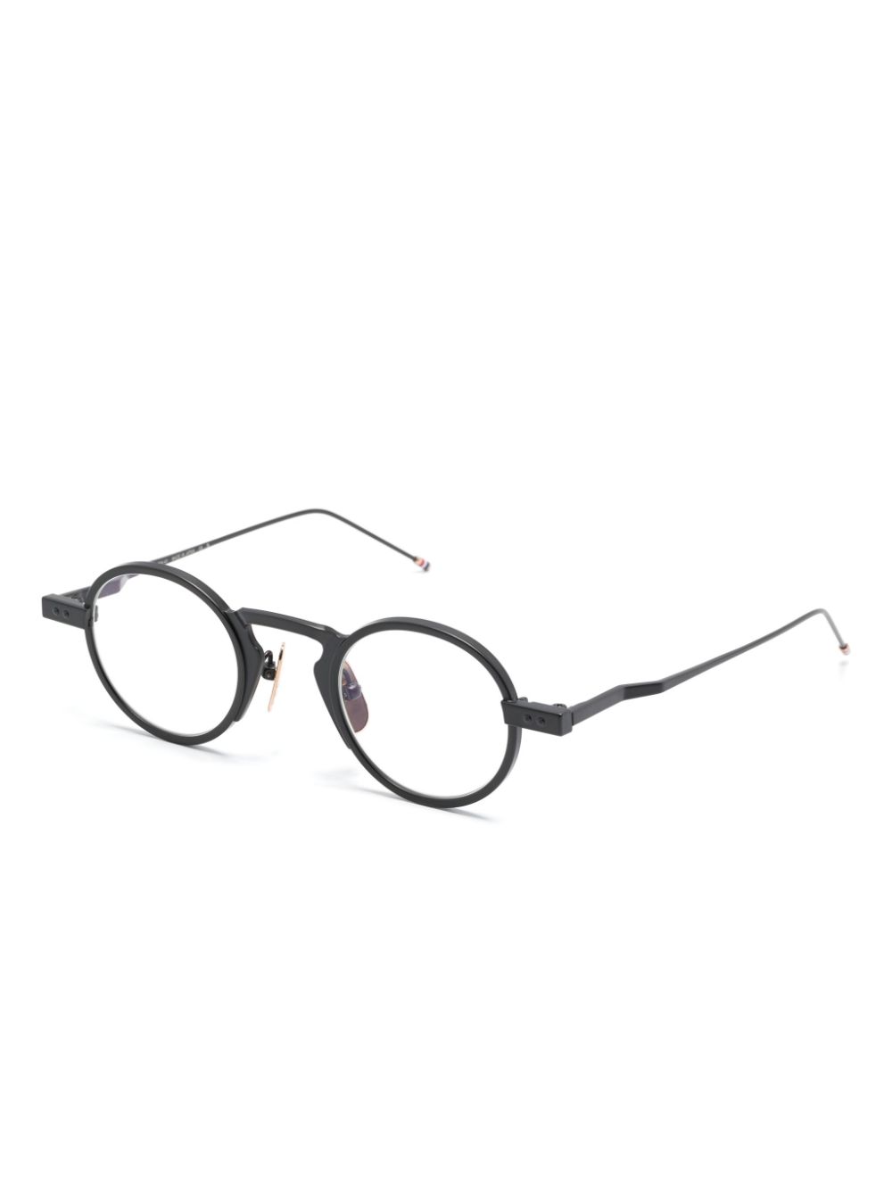 Thom Browne Eyewear Bril met rond montuur - Grijs