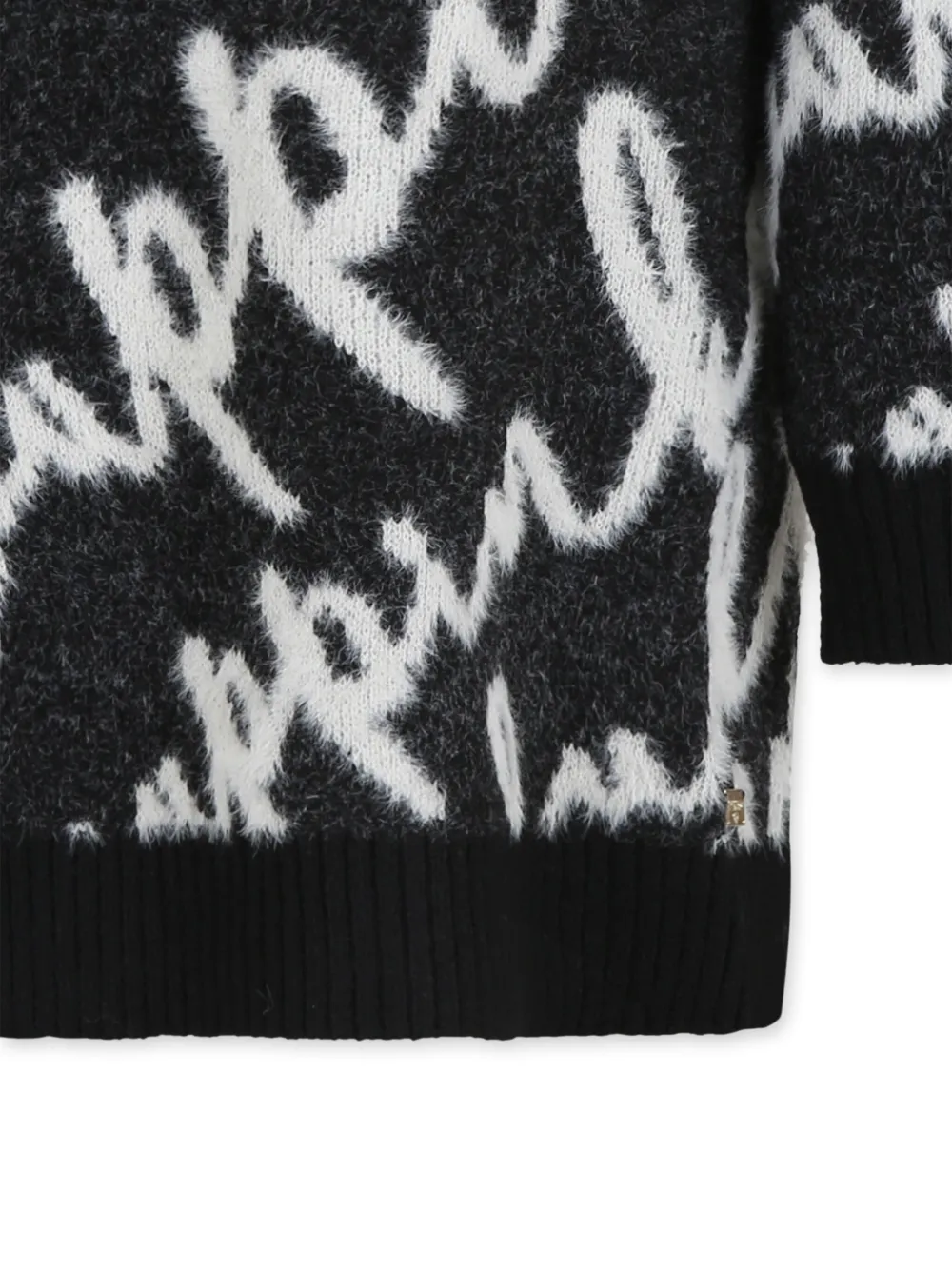 Pinko Kids Gebreide jurk Zwart