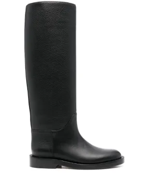 ロングブーツ KHAITE FW25 Boots (F1099 726 893) khaite-black-ona-ankle-boots.jpg