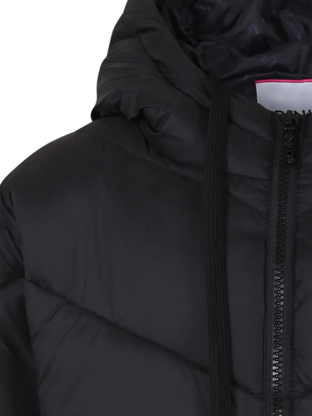 Pinko Kids Jas met capuchon Zwart