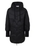 Pinko Kids chevron-quilted coat - Black