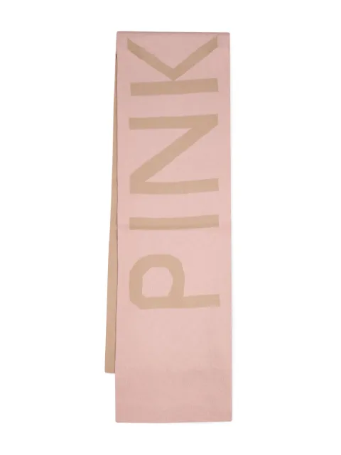 Pinko Kids logo-jacquard scarf