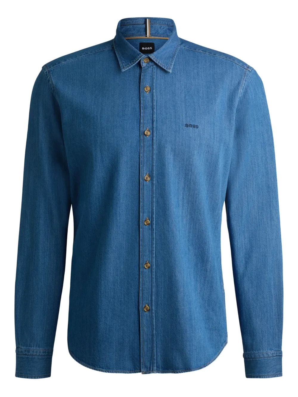 BOSS Liam overhemd Blauw