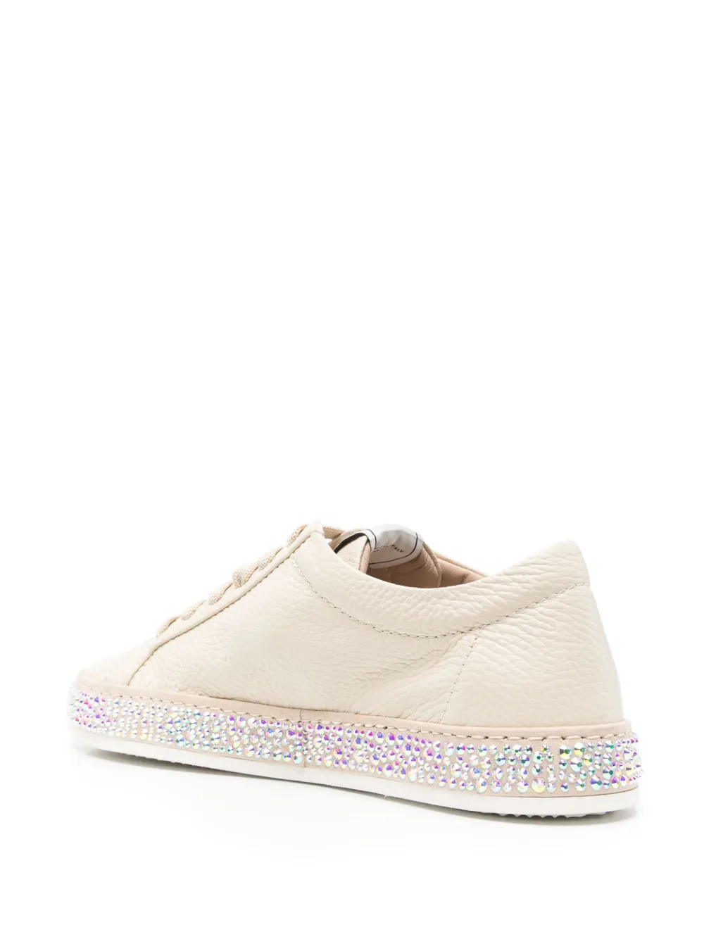 Le Silla crystal-embellished sneakers Neutrals