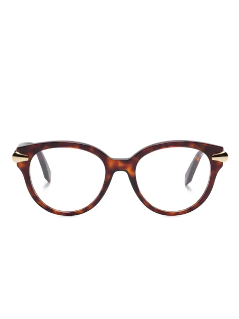 Bvlgari lentes con armazón redonda