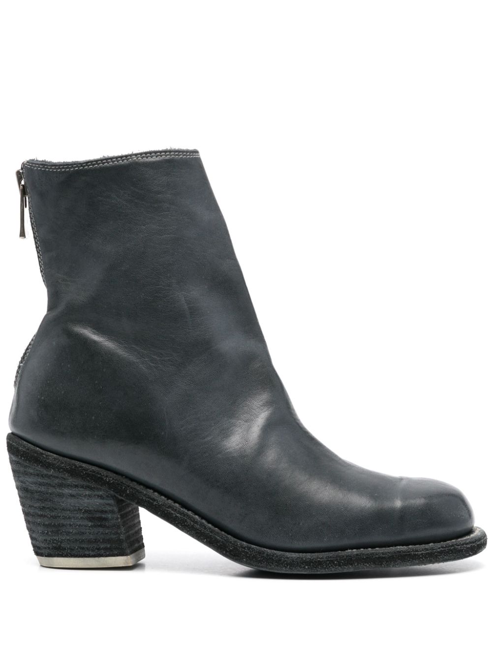 Guidi 70 mm leren enkellaarzen Blauw