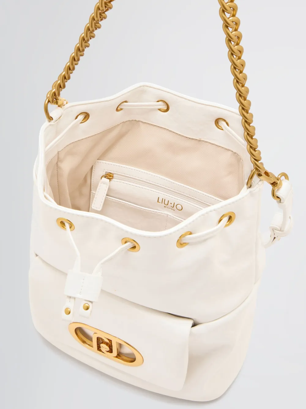 LIU JO LaPuffy bucket-tas Wit