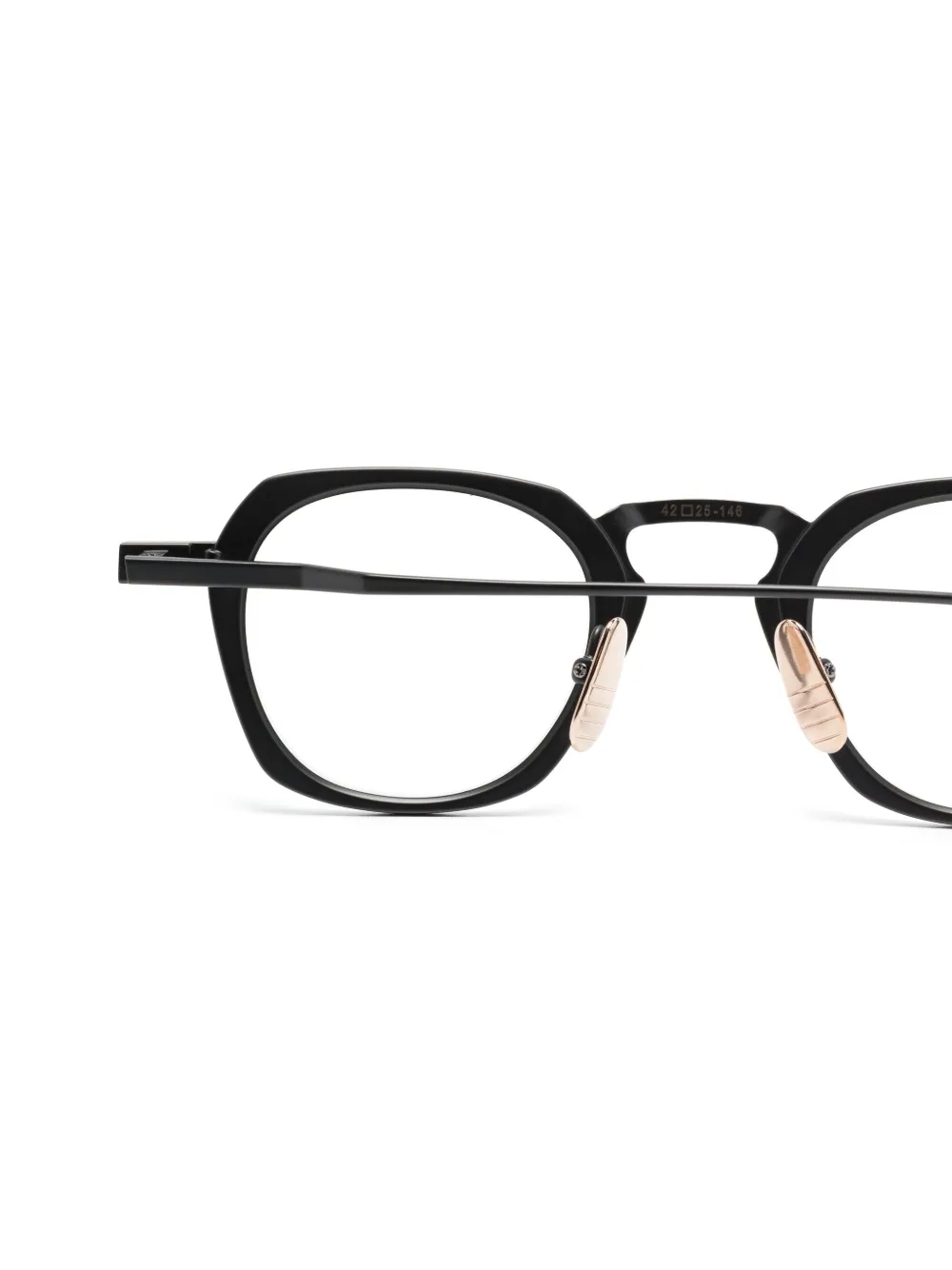 Thom Browne Eyewear Bril met geometrisch montuur Grijs