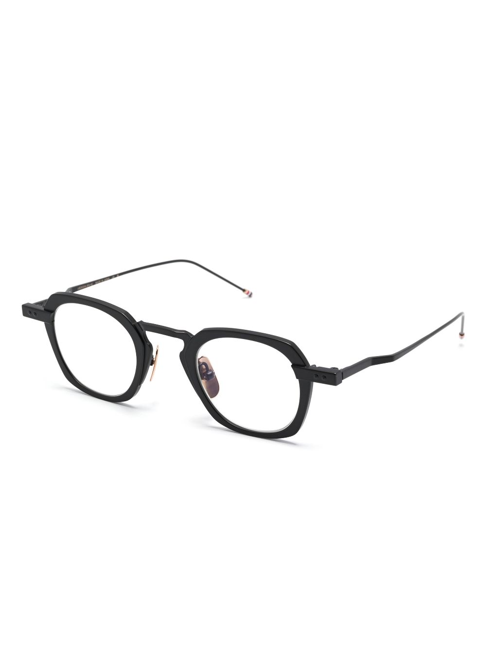 Thom Browne Eyewear Bril met geometrisch montuur - Grijs