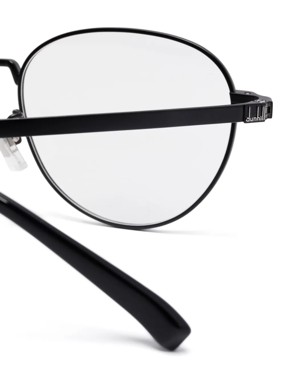 Dunhill Zonnebril met pantos montuur Zwart