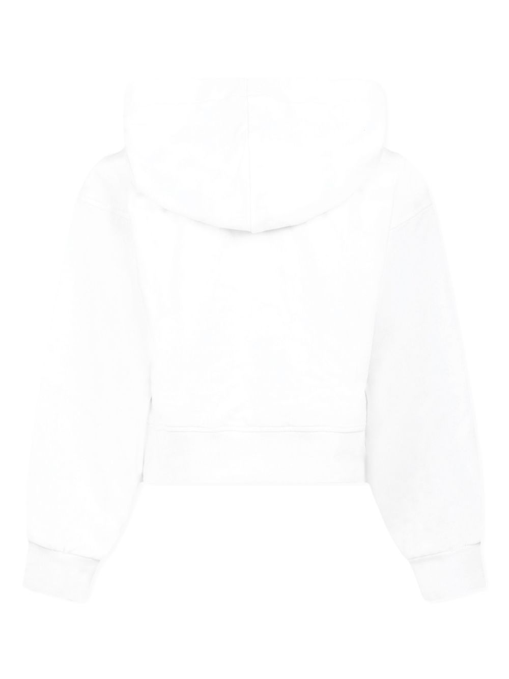 Pinko Kids Hoodie met logo van stras - Wit