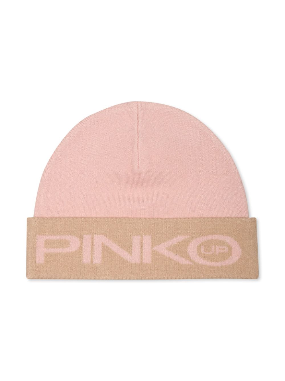 Pinko Kids intarsia logo beanie