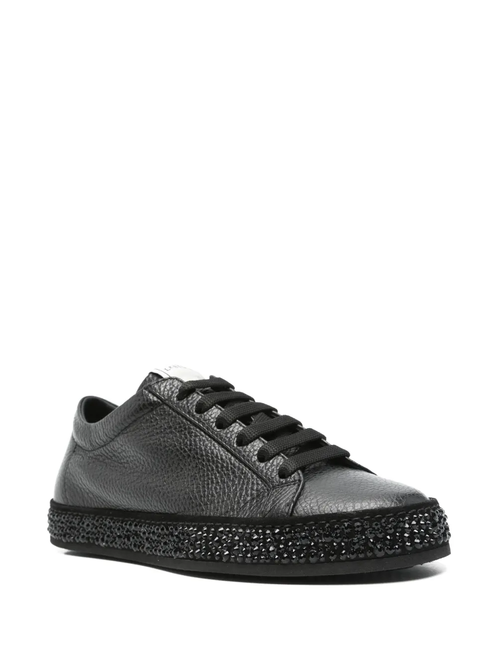 Le Silla crystal-embellished sneakers Black