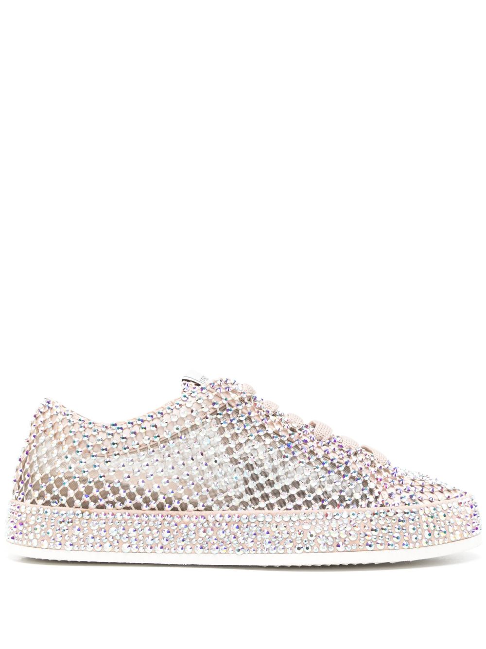 Le Silla crystal-embellished sneakers Beige