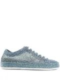 Le Silla crystal-embellished sneakers - Blue