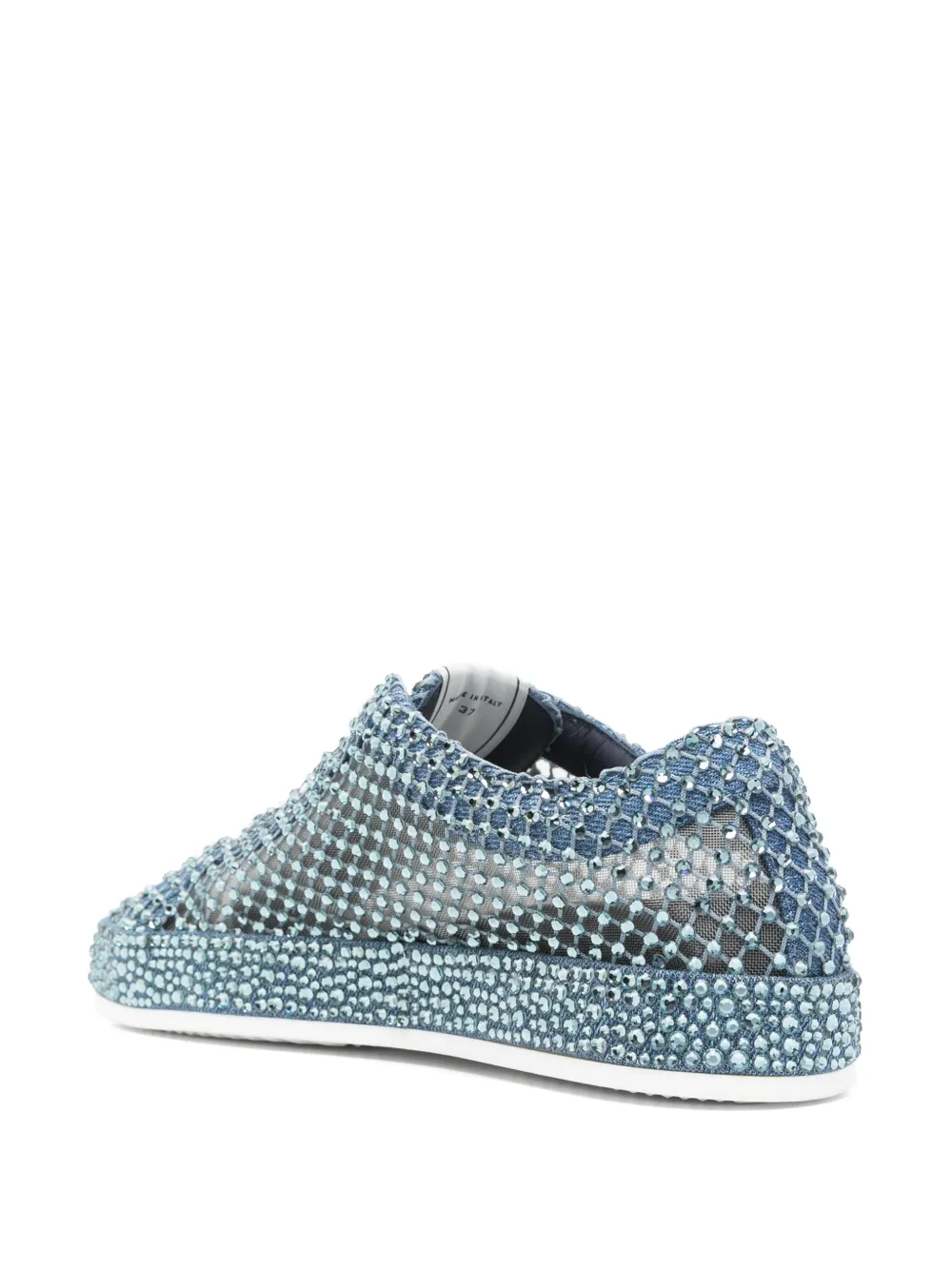 Le Silla crystal-embellished sneakers Blue