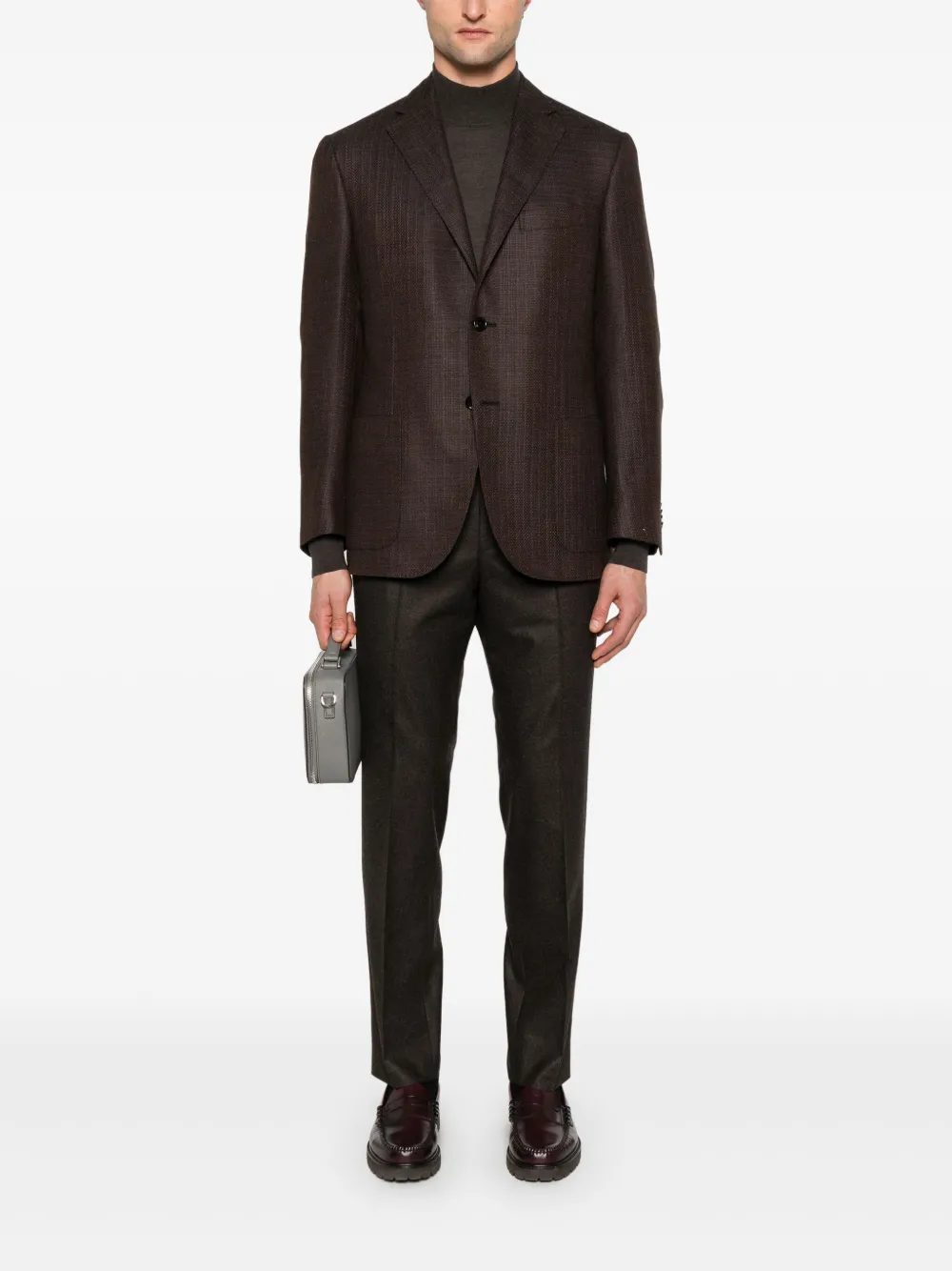 Corneliani fine-knit sweater - Bruin