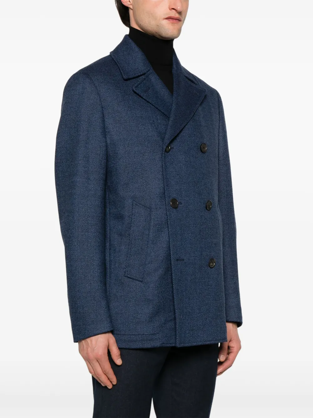Corneliani Gestreepte sailorjas Blauw