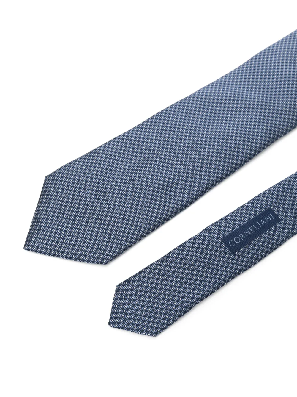 Corneliani silk tie - Blauw